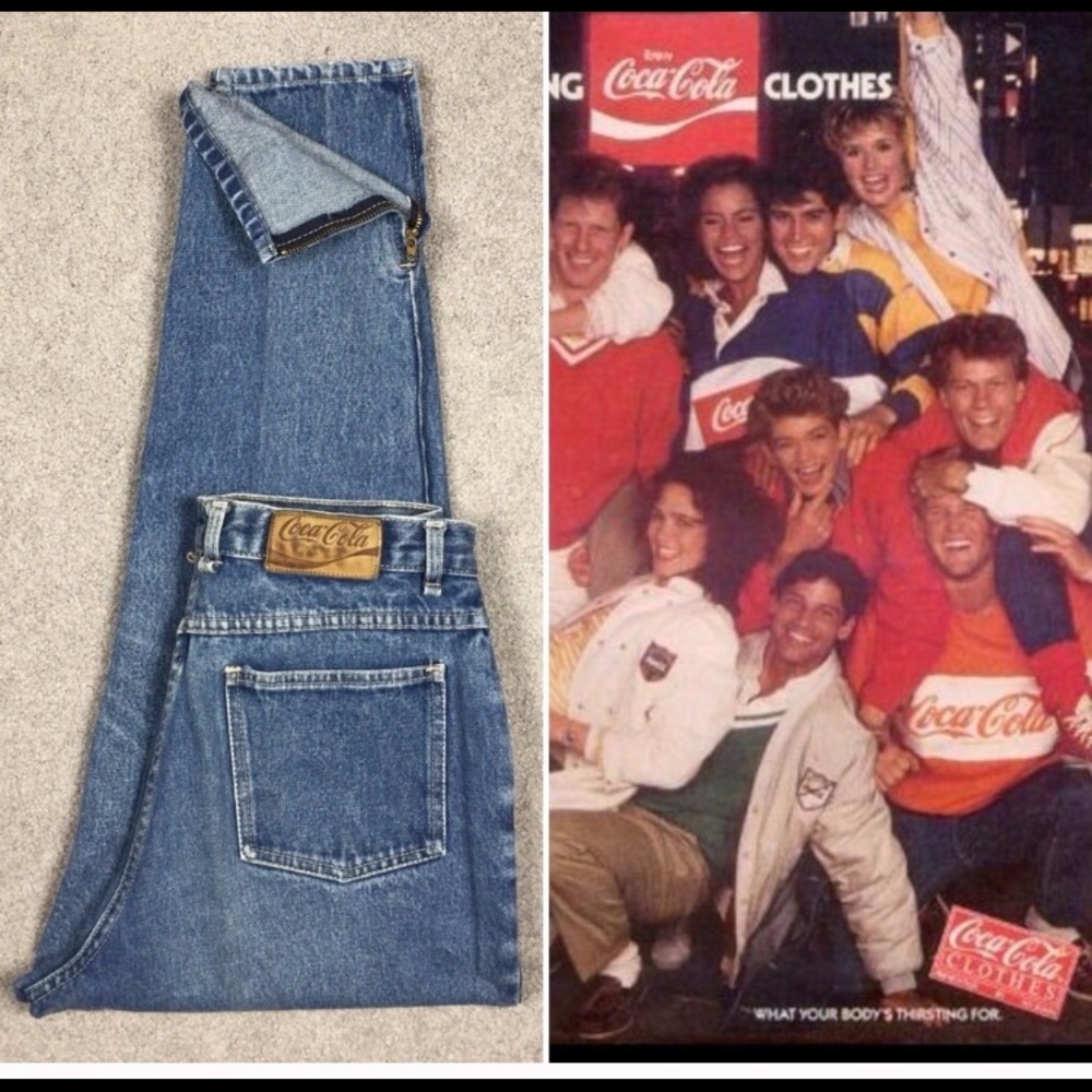 80s Vintage Coca-Cola Jeans